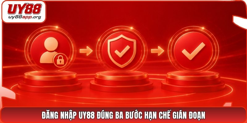 Đăng nhập UY88 đúng ba bước hạn chế gián đoạn