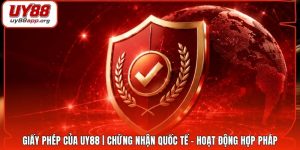Giấy Phép Của UY88 | Chứng Nhận Quốc Tế - Hoạt Động Hợp Pháp