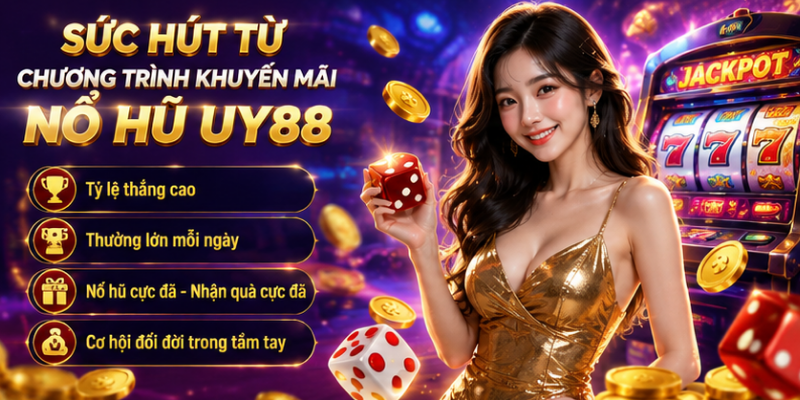 Sức hút từ chương trình khuyến mãi Nổ Hũ UY88